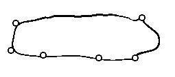 Прокладка клапанної кришки гумова BGA RC0347 (фото 1)