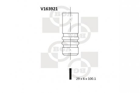 Клапан двигуна BGA V163921 (фото 1)