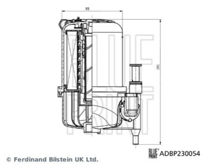 FILTR PALIWA BLUE PRINT ADBP230054