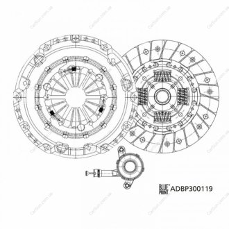 Комплект зчеплення BLUE PRINT ADBP300119