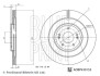 ГАЛЬМІВНИЙ ДИСК. HYUNDAI T.IONIQ EV 21- BLUE PRINT ADBP430153 (фото 3)