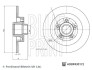 ГАЛЬМІВНИЙ ДИСК. RENAULT T. ESPACE 1.6-2.0 DCI 15- KPL З ABS SKY BLUE PRINT ADBP430172 (фото 1)