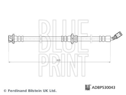 PRZEWР°D HAM. ELAST. NISSAN P. QASHQAI/X-TRAIL 1,2-2,0 DCI 13- PR BLUE PRINT ADBP530043 (фото 1)