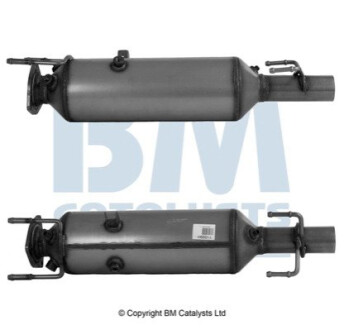 ПОЛЬСЬКИЙ САЖОВИЙ ФІЛЬТР DPF + КАТ. FIAT DUCATO 3.0D 06- EURO 4 BOXER/РЕЛЕ BM CATALYSTS BM11099H (фото 1)