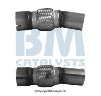 ГНУЧКИЙ КОНЕКТОР UK. РЕД. BMW 116D 2.0TD РЕМОНТНА ТРУБА BM CATALYSTS BM51151 (фото 1)