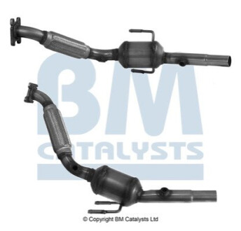 КАТАЛІТИЧНИЙ НЕЙТРАЛИЗАТОР VW UP 1.0 12V MII/CITIGO EURO 5/6 BM CATALYSTS BM92289H