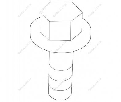 Болт><M6X12-ZNS3 BMW 07119902840