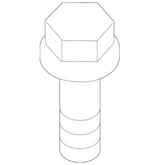 Болт із звездообр. гол. та малий. фланцем BMW 07119907137