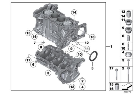 Уплотнительное кольцо 889520 BMW 11117526565