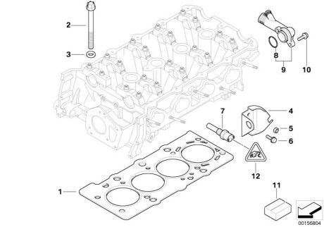 Прокладка, головка цилиндра BMW 11121433950