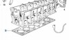 Прокладка головки циліндра без азбесту (3-LOCH (+0,3​MM)) BMW 11121731653 (фото 1)