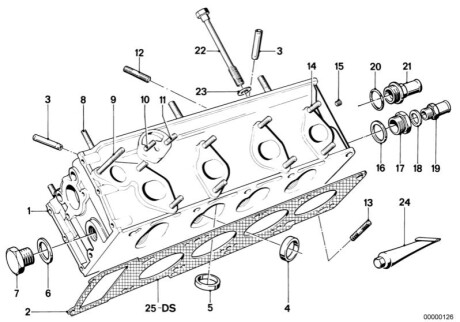 Прокладка головки циліндрів BMW 11121734279