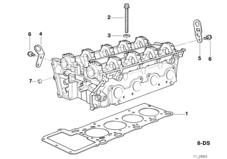 Прокладання ГБЦ BMW 11121741473