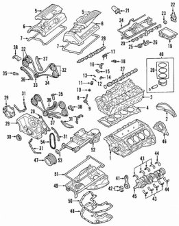 Прокладка, головка циліндра BMW 11127513944