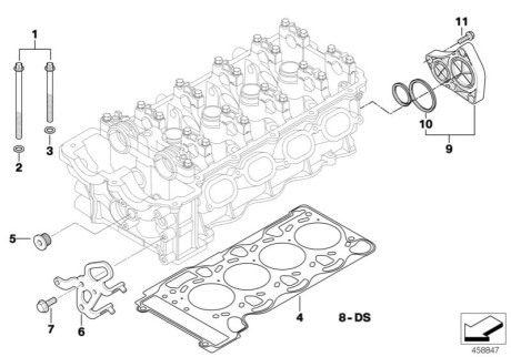 Прокладання ГБЦ BMW 11127557933