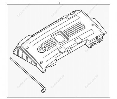 Накладка BMW 11127578858