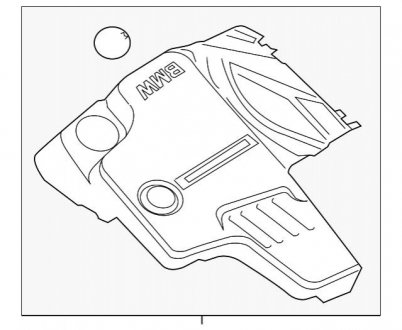 Кожух котуш запален BMW 11127636791