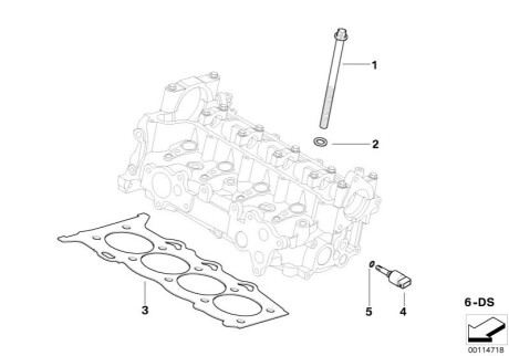 Прокладка головки циліндрів BMW 11127790956