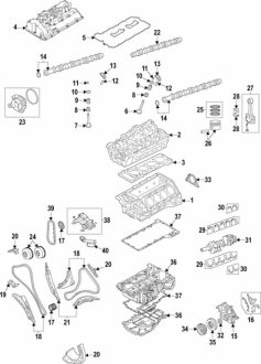 Перекладка головки блоку циліндрів BMW 11128481596