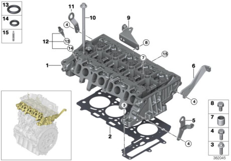 Прокладка ГБЦ BMW 11128513700