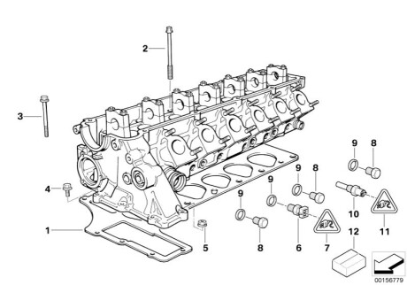 Комплект прокладок ГБЦ BMW 11129070622