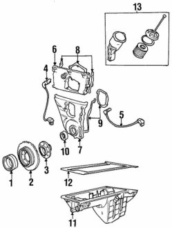 Оливний піддон BMW 11131727412