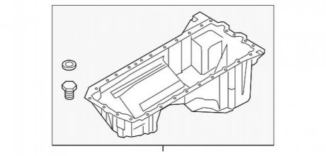 Маслосборник BMW 11137635651