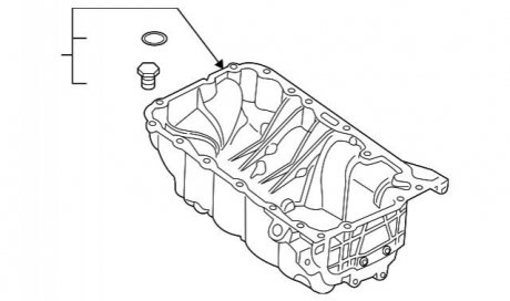 Маслянний картер BMW 11138590017