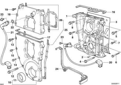 Уплотнитель M43 BMW 11141743033