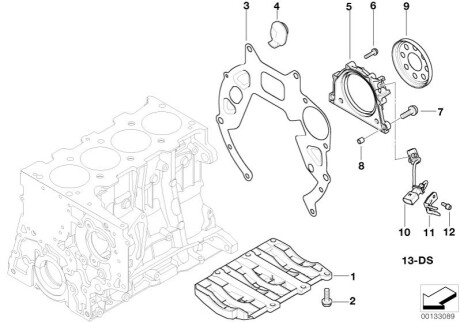 Защільник колінвала BMW 11147787262