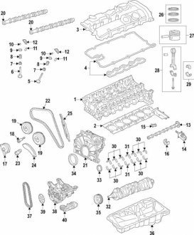 Коренной вкладыш BMW 11217643265