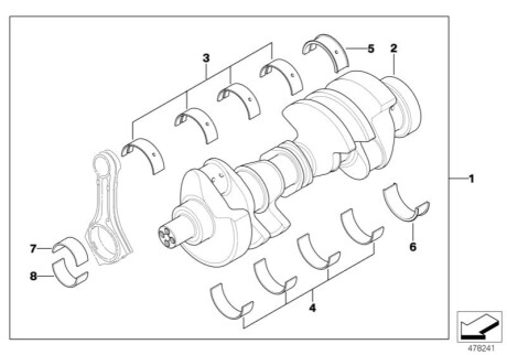 Оригинальная запчасть BMW 11247792619