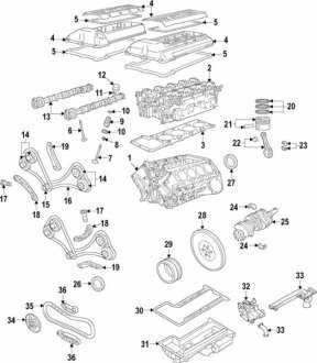 Підшипник шатуна двигуна BMW 11247838088