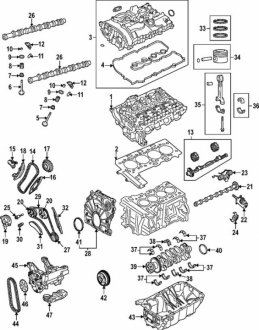 Ремкомплект поршневых колец BMW 11258693017