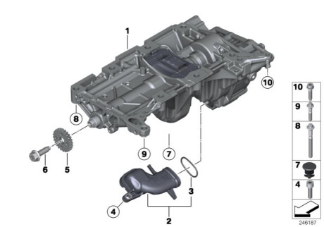 Масляный насос BMW 11277625449