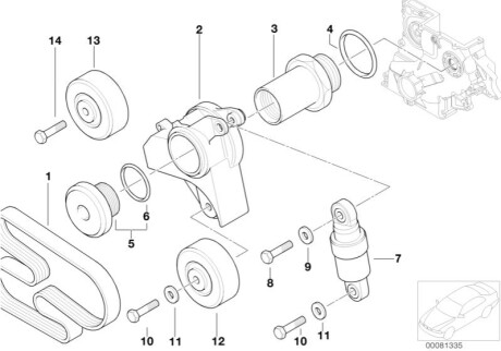 Коліща M57M51M47 BMW 11282244754