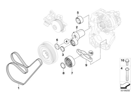 Ремінь генератора BMW 11288575058