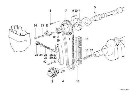 Шестерня распредвала BMW 11311278990