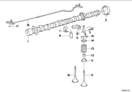 Распредвал BMW 11311287139