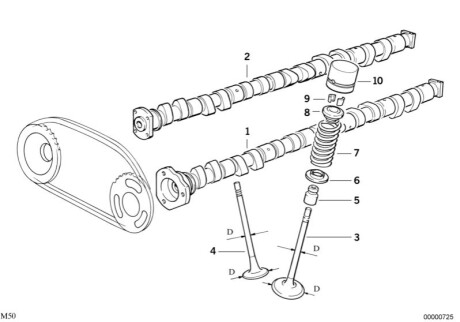 Распредвал BMW 11311703893