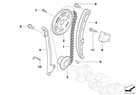 Зубчасте колесо BMW 11317799418