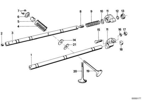 Впускной клапан BMW 11341254625