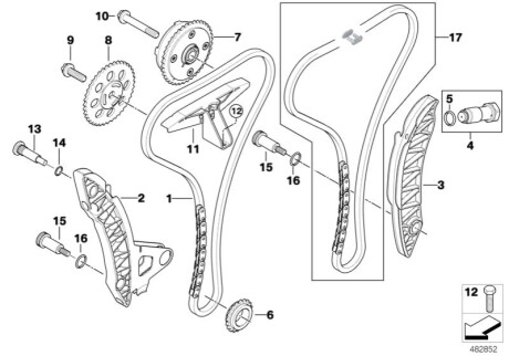 Зубчасте колесо BMW 11367547955