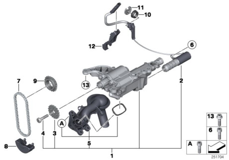 Оригинальная запчасть BMW 11417621126