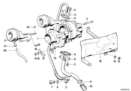 Прокладка турбіни BMW 11422244152