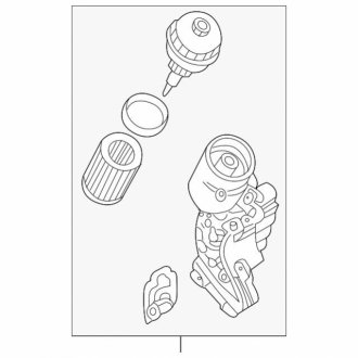 Корпус масляного фільтра BMW 11427519708