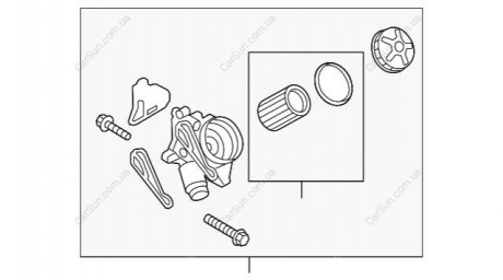 Корпус масляного фильтра BMW 11427548032