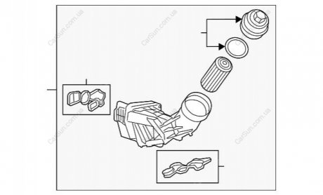 Корпус масляного фильтра BMW 11428586673