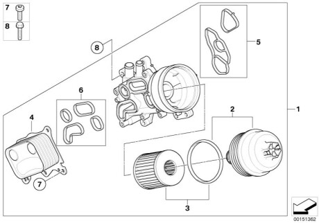 Оригинальная запчасть BMW 11428643749