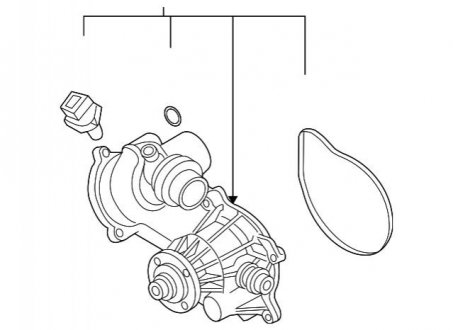 Збірка водяного насоса BMW 11517531859